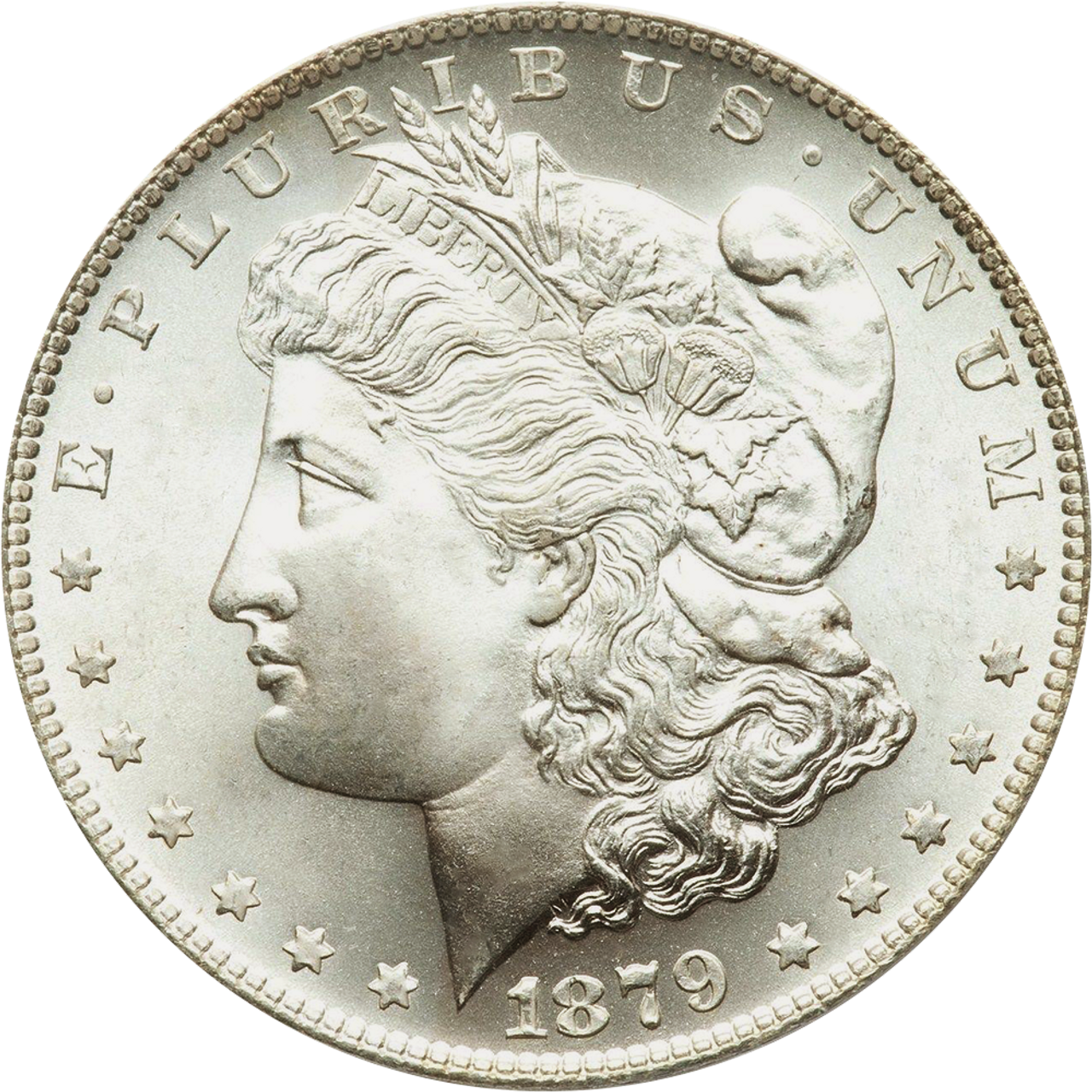 1879 Morgan Silver Dollar (Extremely Fine to Almost Uncirculated